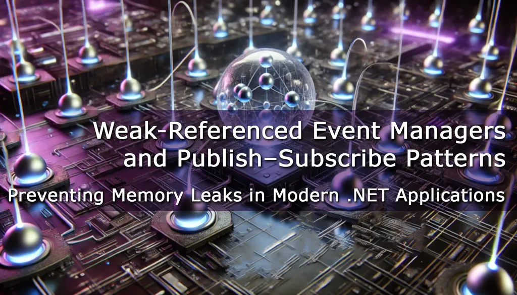 Harnessing Weak-Referenced Event Managers and Publish–Subscribe Patterns in .NET