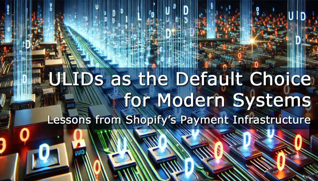 ULIDs as the Default Choice for Modern Systems: Lessons from Shopify's Payment Infrastructure